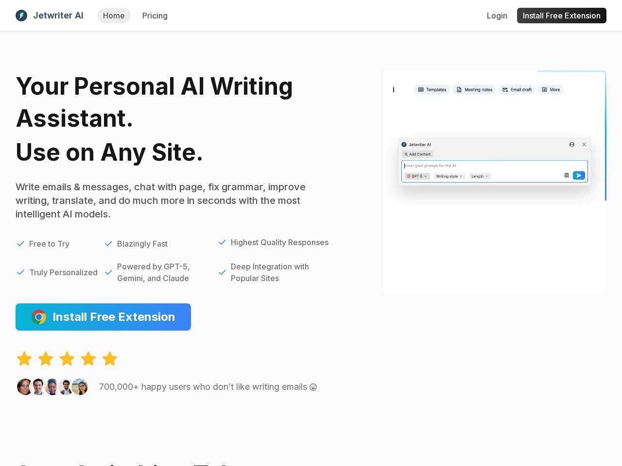 ChatGPT Writer