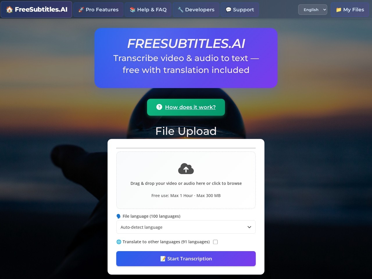 Free Subtitles AI