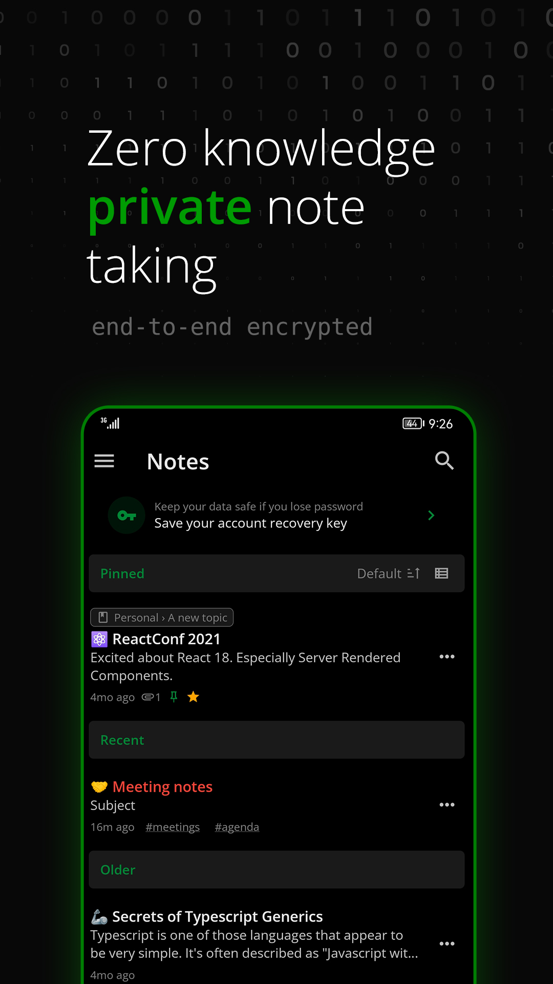Notesnook：端到端加密的开源笔记应用